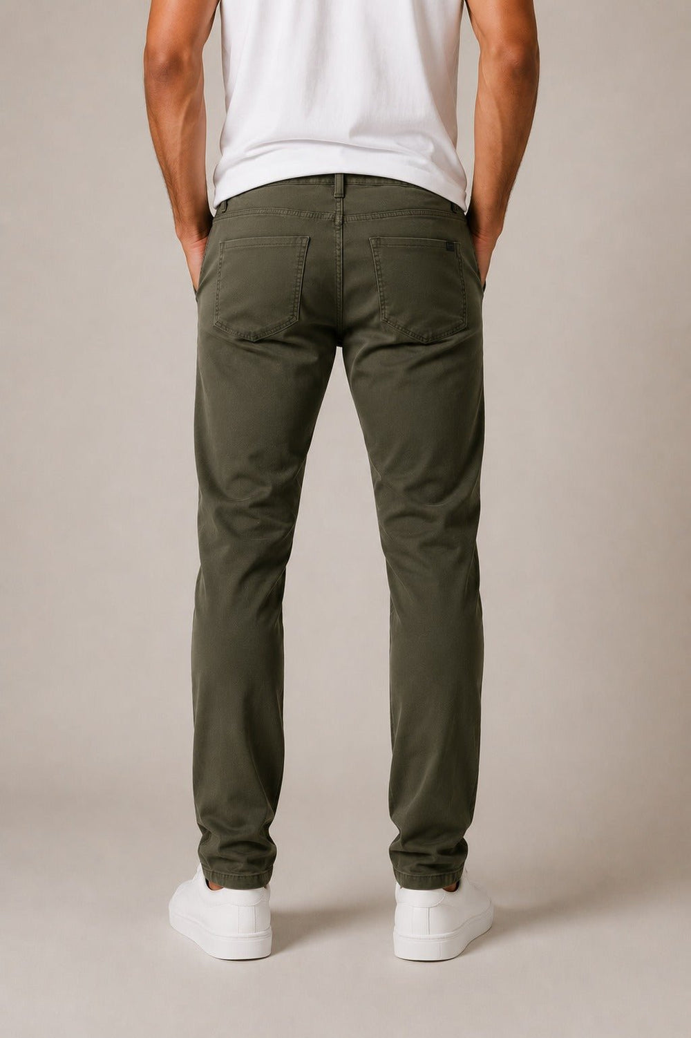Calça John Jonh Slim London Verde Militar - Henri Store