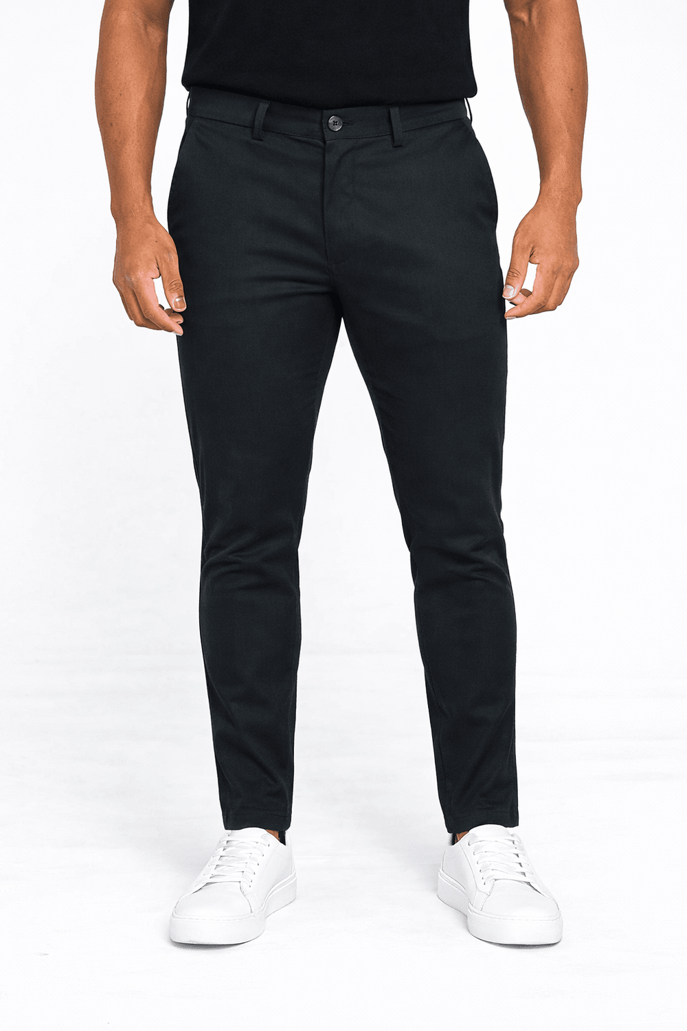 Calça Kanzo Algodão Egípcio Super Skinny Preto - Henri Store
