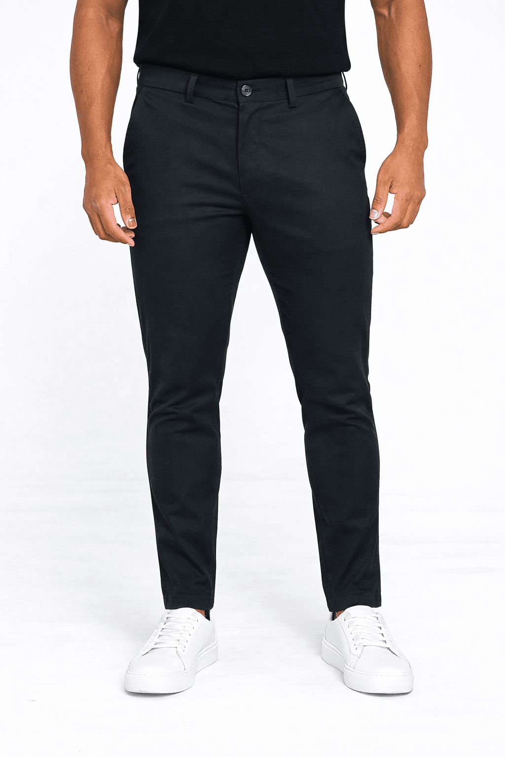 Calça Kanzo Algodão Egípcio Super Skinny Preto - Henri Store