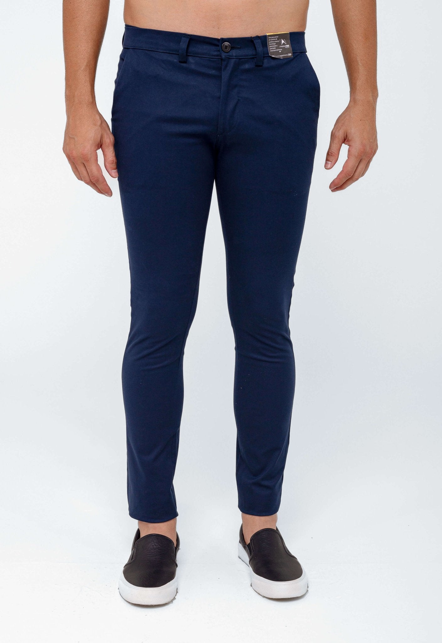 Calça Kanzo Skinny Azul Escuro Impermeável 120 - Henri Store