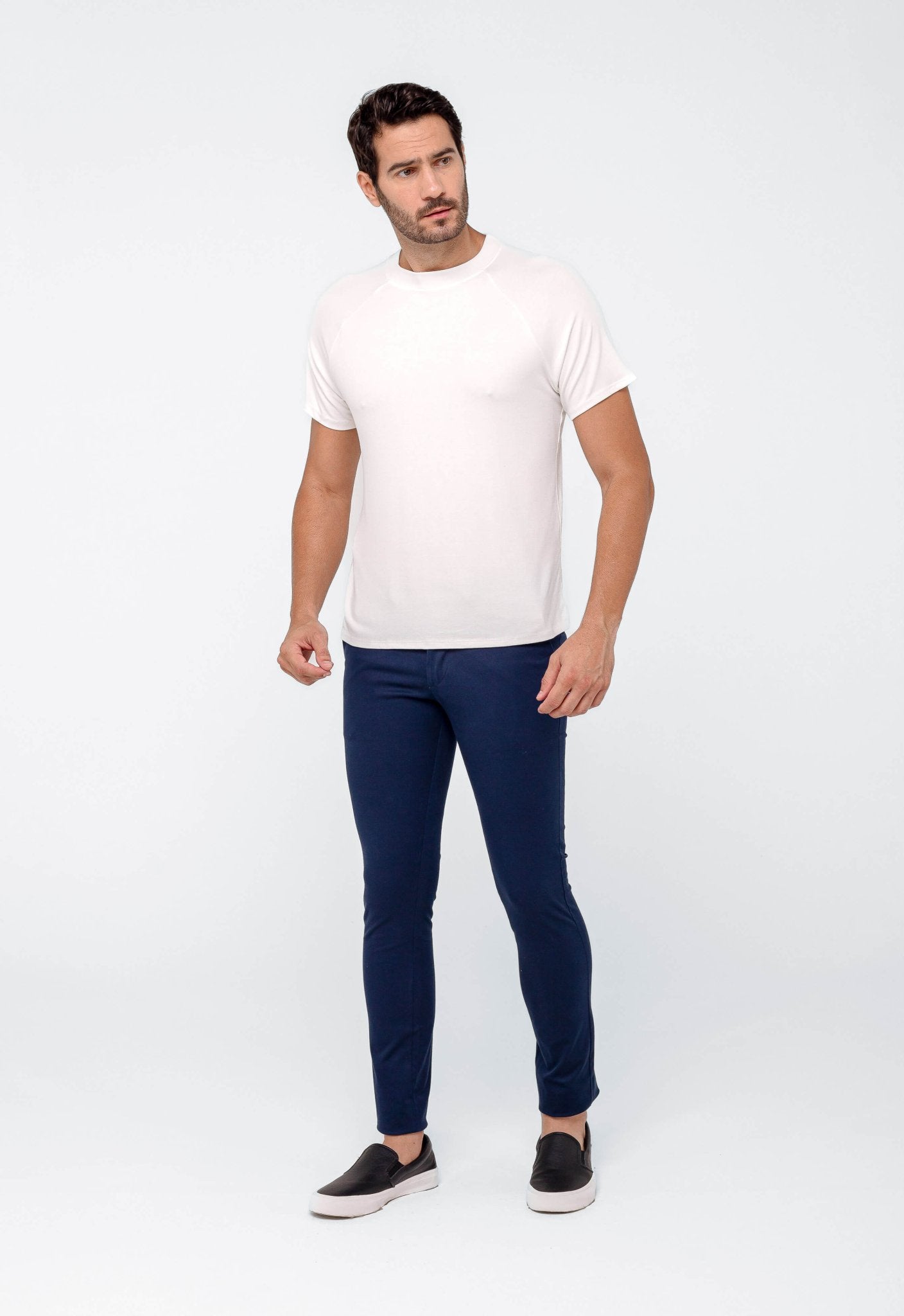 Calça Kanzo Skinny Azul Escuro Impermeável 120 - Henri Store