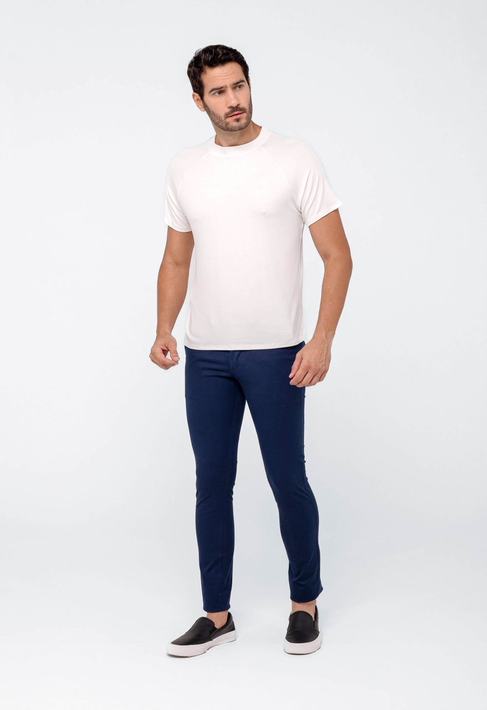 Calça Kanzo Skinny Azul Escuro Impermeável 120 - Henri Store