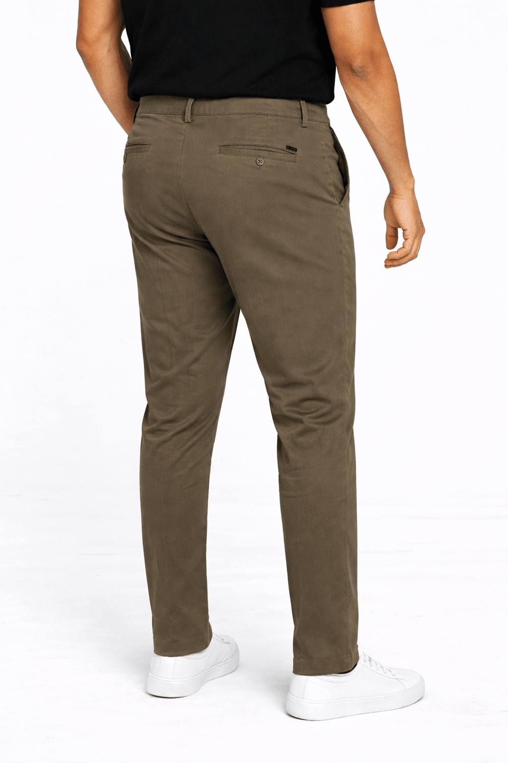 Calça Kanzo Skinny Cáqui Escuro 180 - Henri Store
