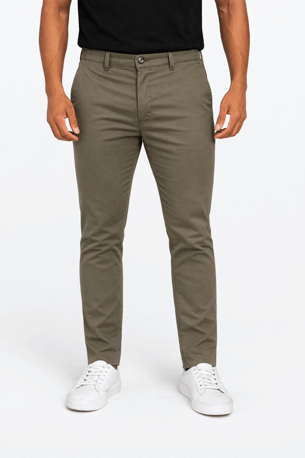 Calça Kanzo Skinny Cáqui Escuro 180 - Henri Store
