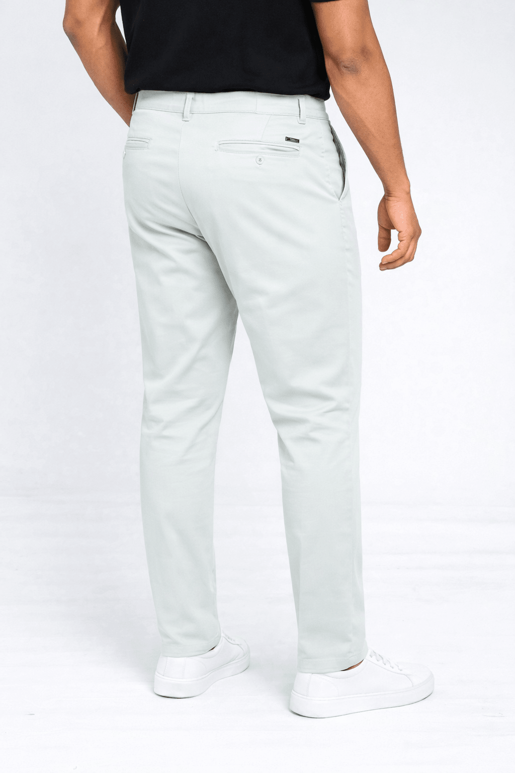 Calça Kanzo Skinny Fit Bege Claro Impermeável 330 - Henri Store