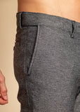 Calça Kanzo Skinny Fit Preto Mescla 906 LIVE - Henri Store
