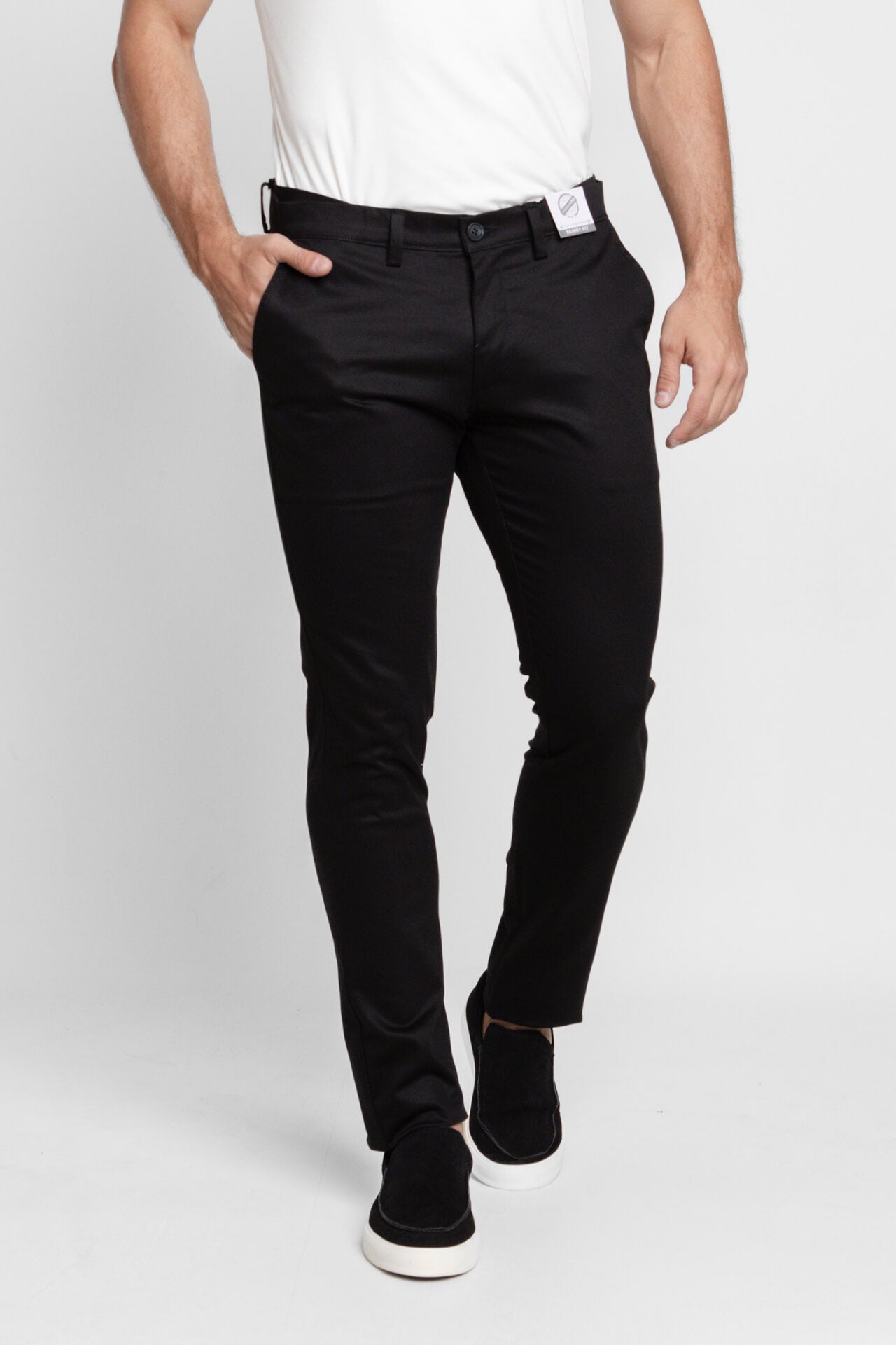 Calça Kanzo Skinny Preta 900 - Henri Store