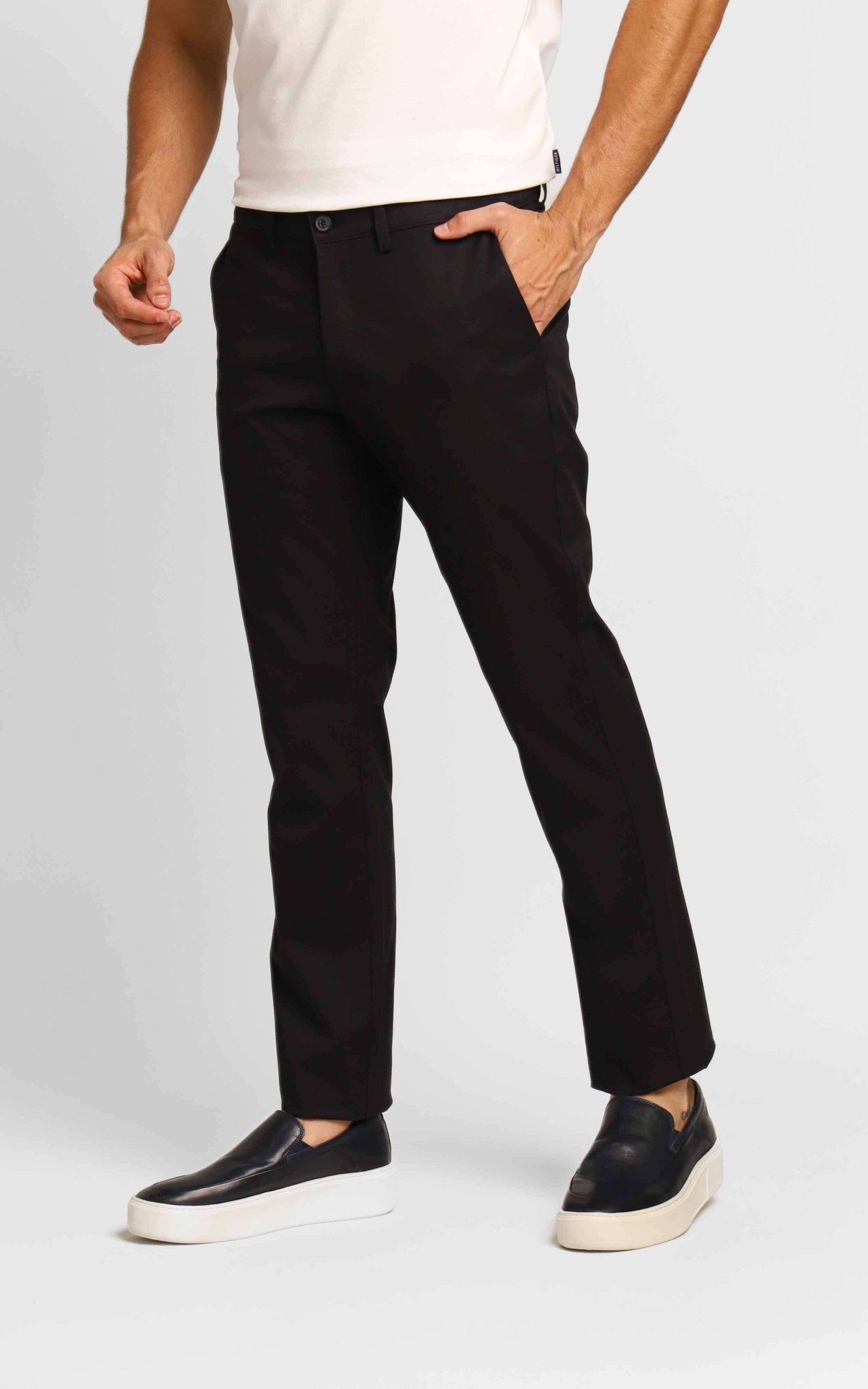 Calça Kanzo Slim Fit 900 Preto - Henri Store
