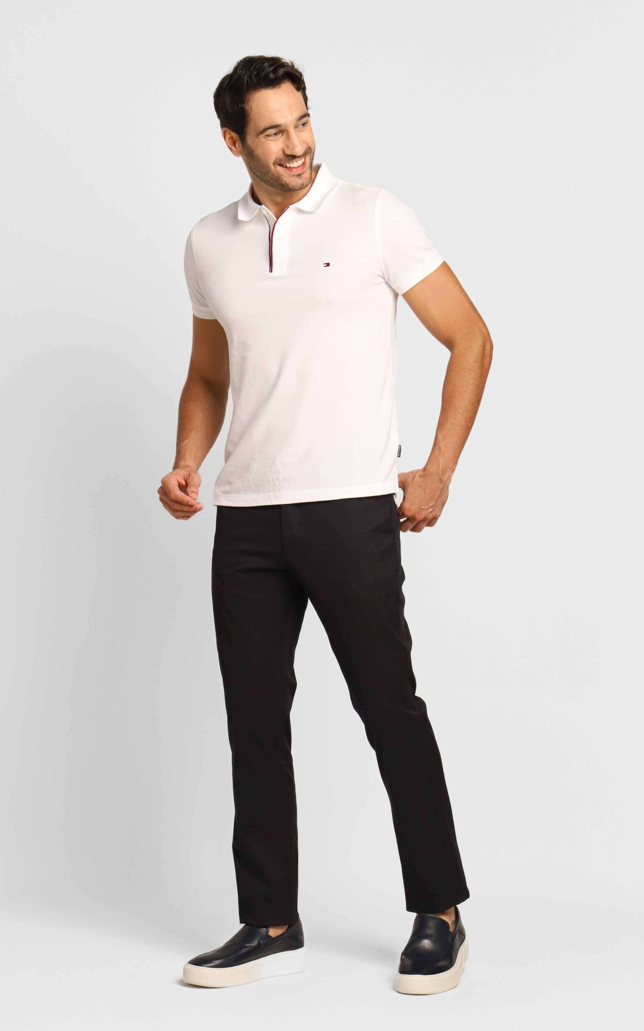Calça Kanzo Slim Fit 900 Preto - Henri Store