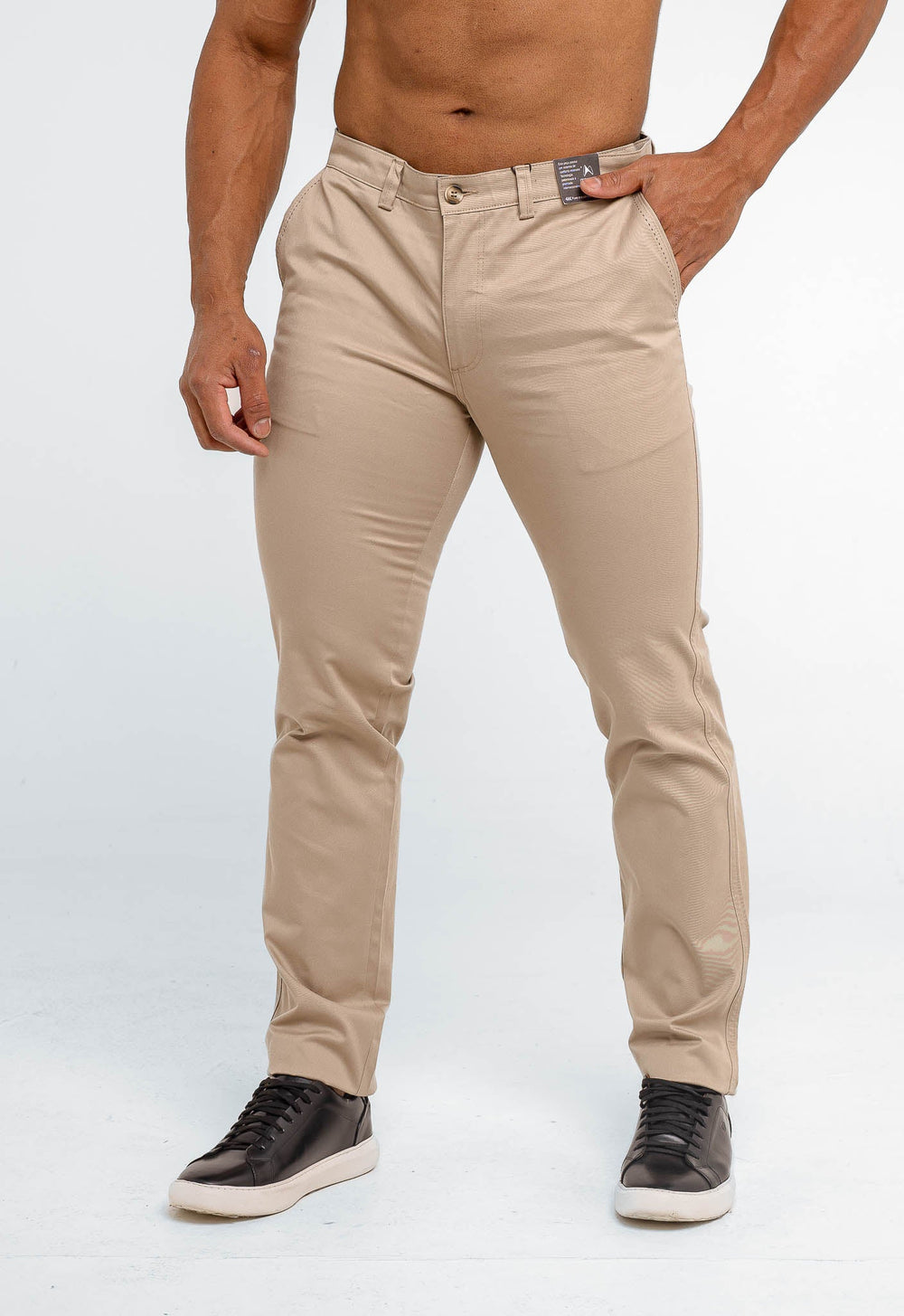 Calça Kanzo Slim Fit Cáqui Impermeável 190 - Henri Store