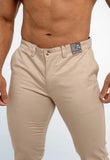 Calça Kanzo Slim Fit Cáqui Impermeável 190 - Henri Store