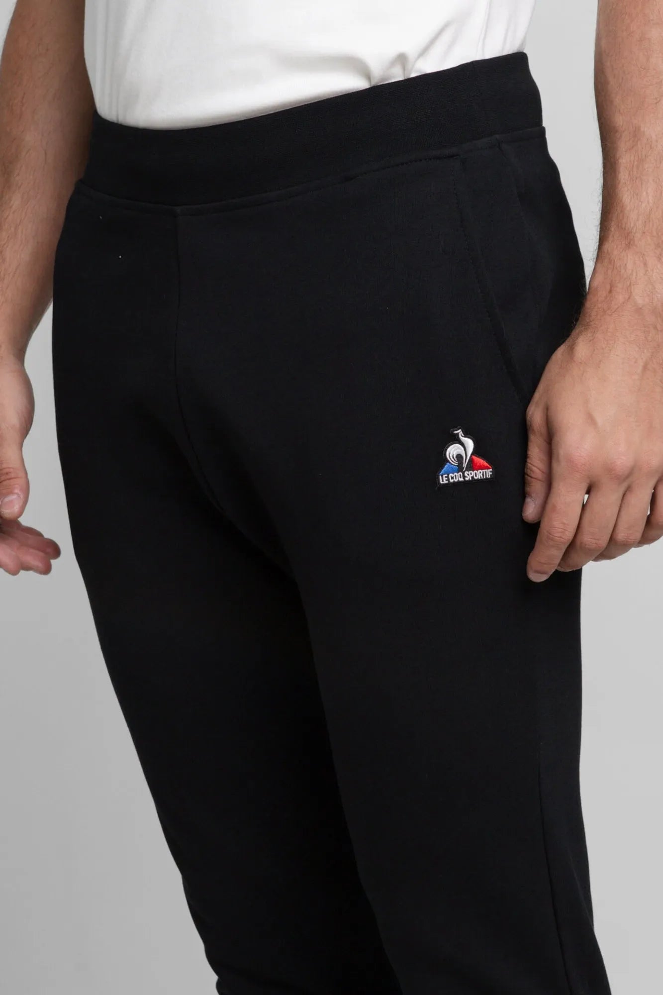Calça Le Coq Sportif Moletom Ess Bap Pant Regular Preta - Henri Store