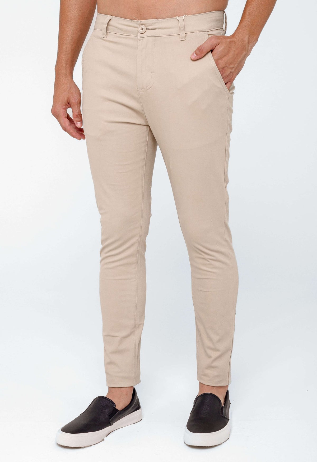 Calça Masculina Alfaiataria Dom Henrico Areia - Henri Store