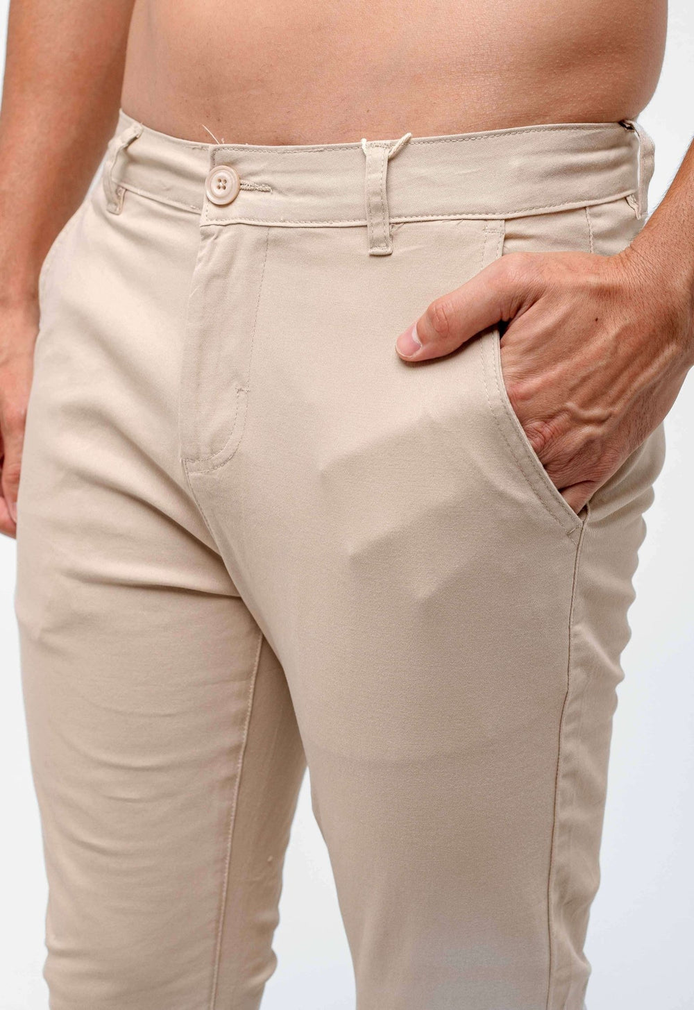 Calça Masculina Alfaiataria Dom Henrico Areia - Henri Store