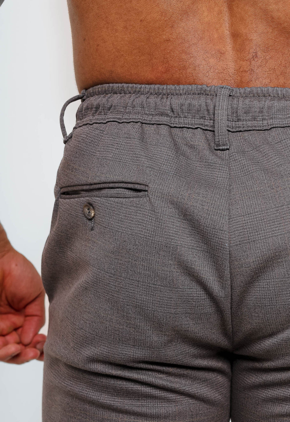 Calça Masculina Alfaiataria Dom Henrico Xadrez Positano - Henri Store