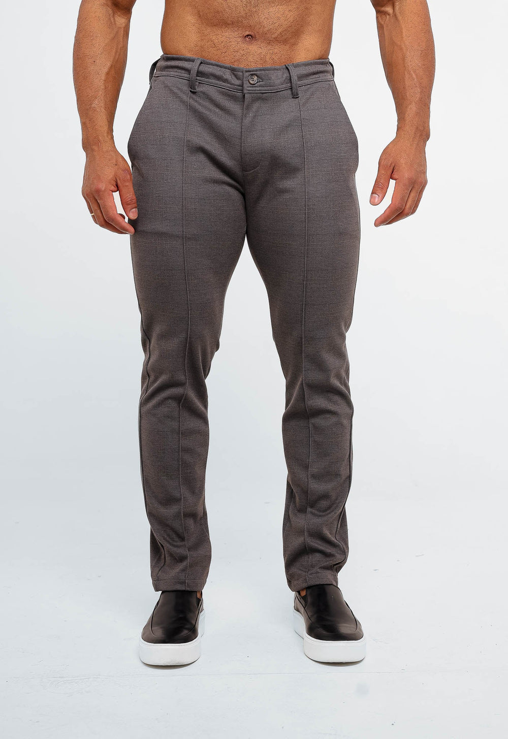 Calça Masculina Alfaiataria Dom Henrico Xadrez Positano - Henri Store