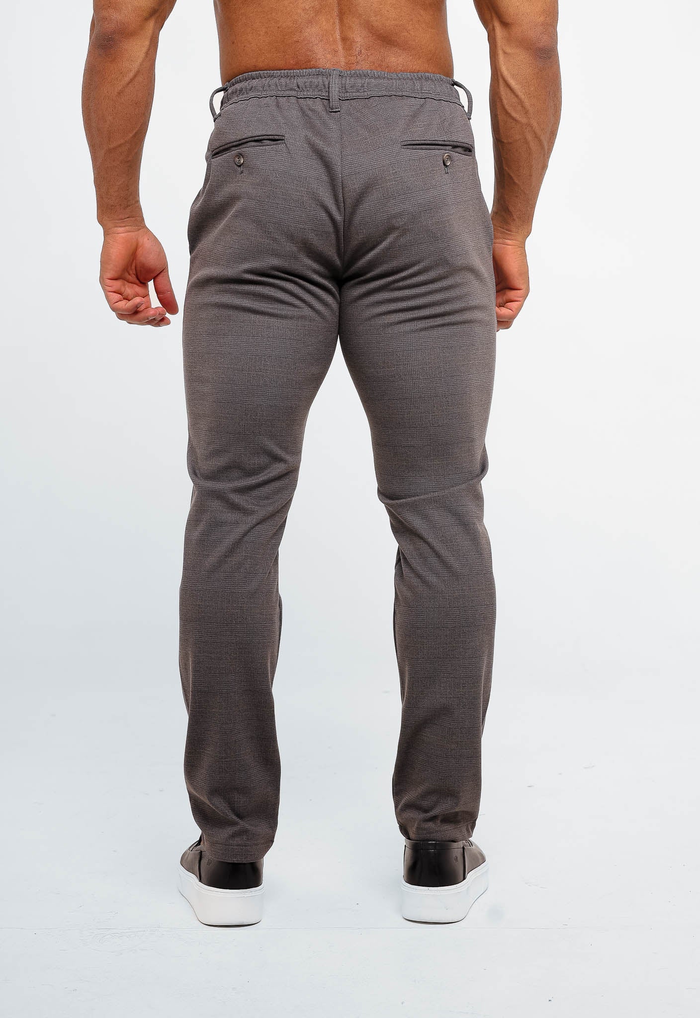 Calça Masculina Alfaiataria Dom Henrico Xadrez Positano - Henri Store