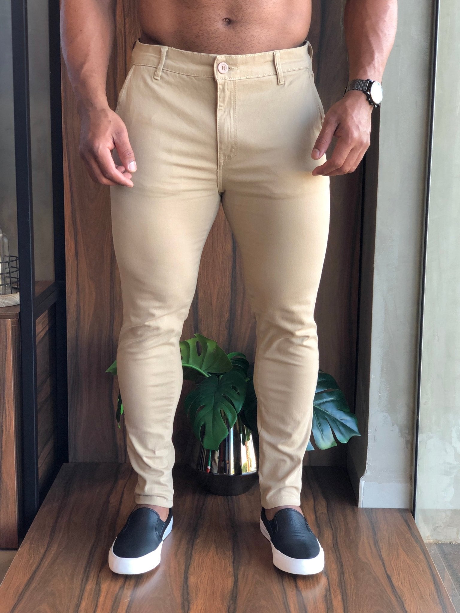 Calça Masculina Alfaiataria Skinny Fit Dom Henrico Toulon - Henri Store