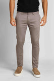 Calça Masculina Alfaiataria Skinny Fit Zip Off Cinza Grafite - Henri Store