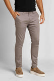 Calça Masculina Alfaiataria Skinny Fit Zip Off Cinza Grafite - Henri Store