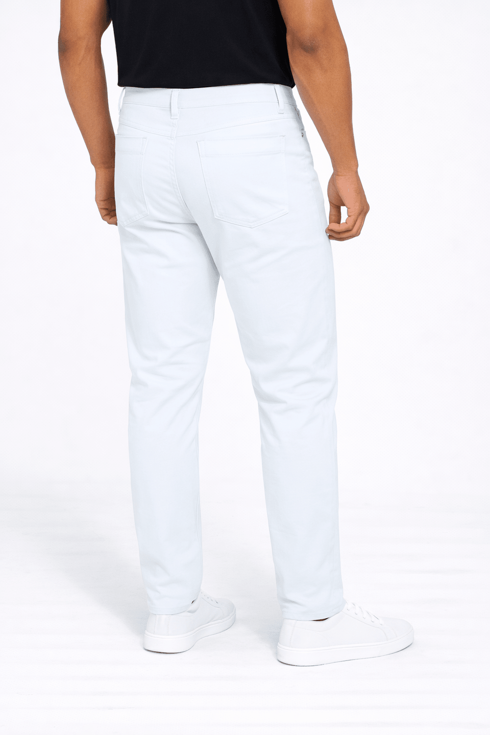 Calça Masculina Alfaiataria Zip Off Branca - Henri Store