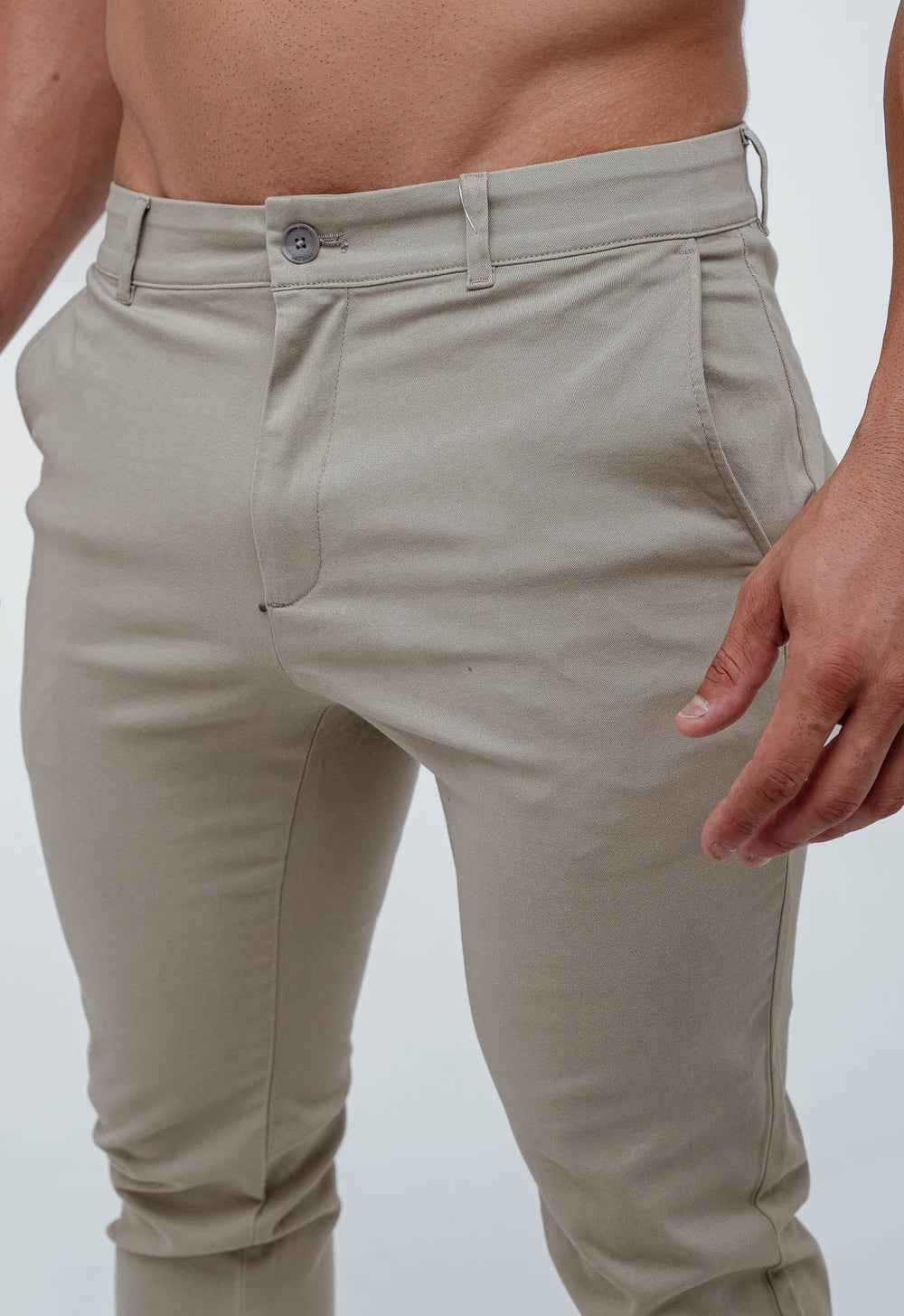 Calça Masculina Calvin Klein Chino Slim Fit Sueded Stretch - Henri Store