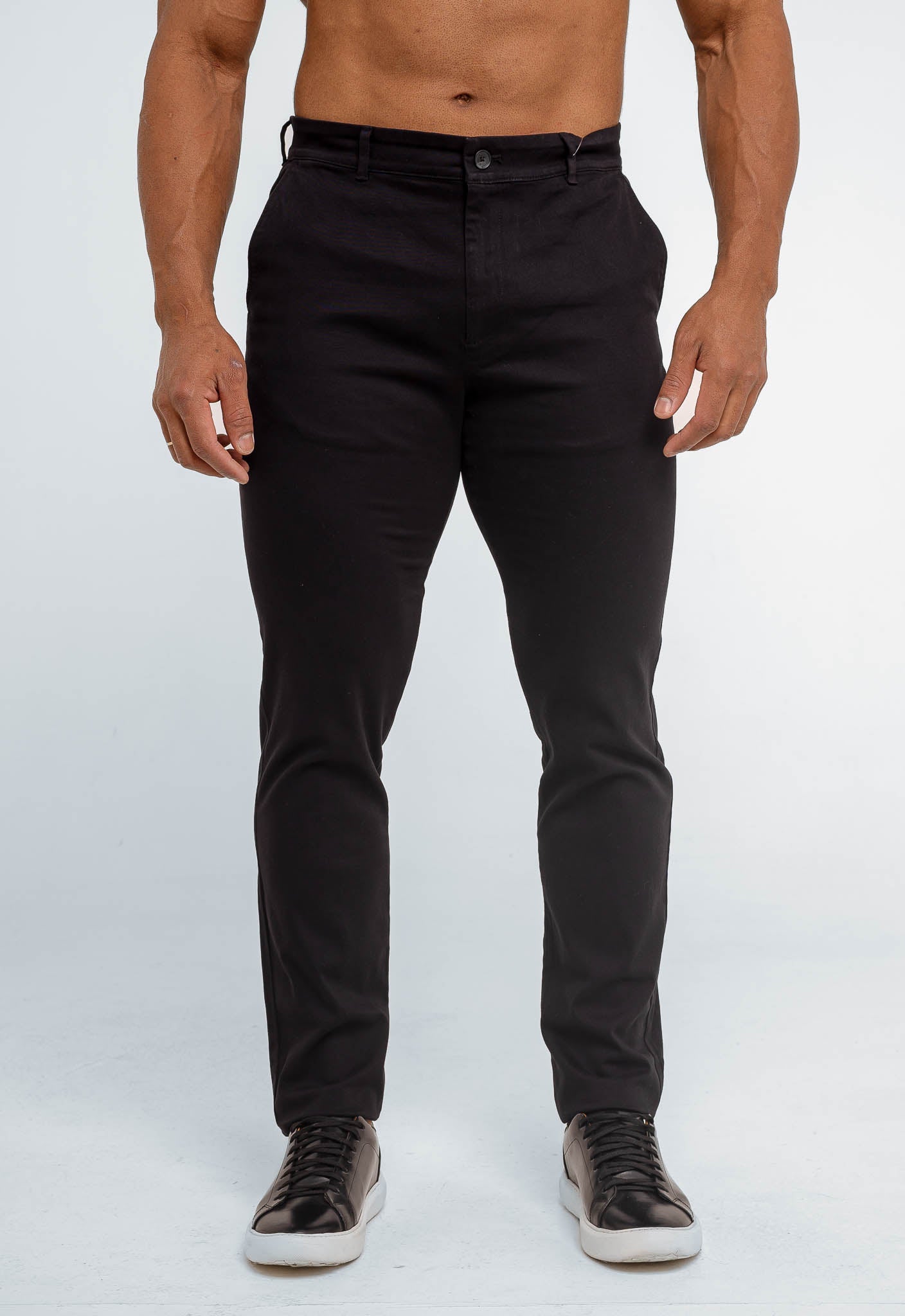 Calça Masculina Calvin Klein Chino Slim Fit Sueded Stretch - Henri Store