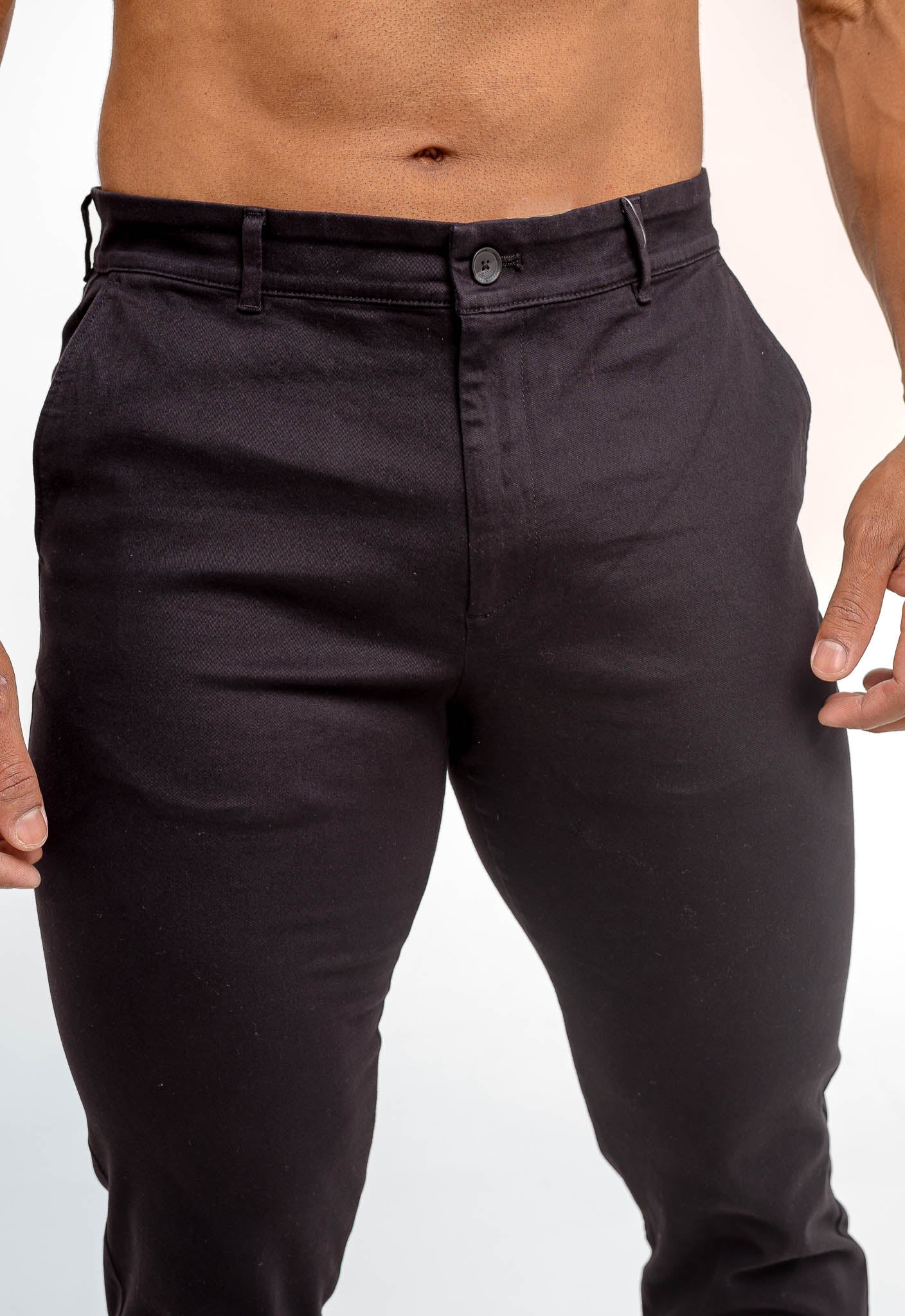 Calça Masculina Calvin Klein Chino Slim Fit Sueded Stretch - Henri Store