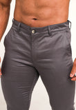 Calça Masculina Dom Henrico Alfaiataria em Sarja Super Slim - Henri Store