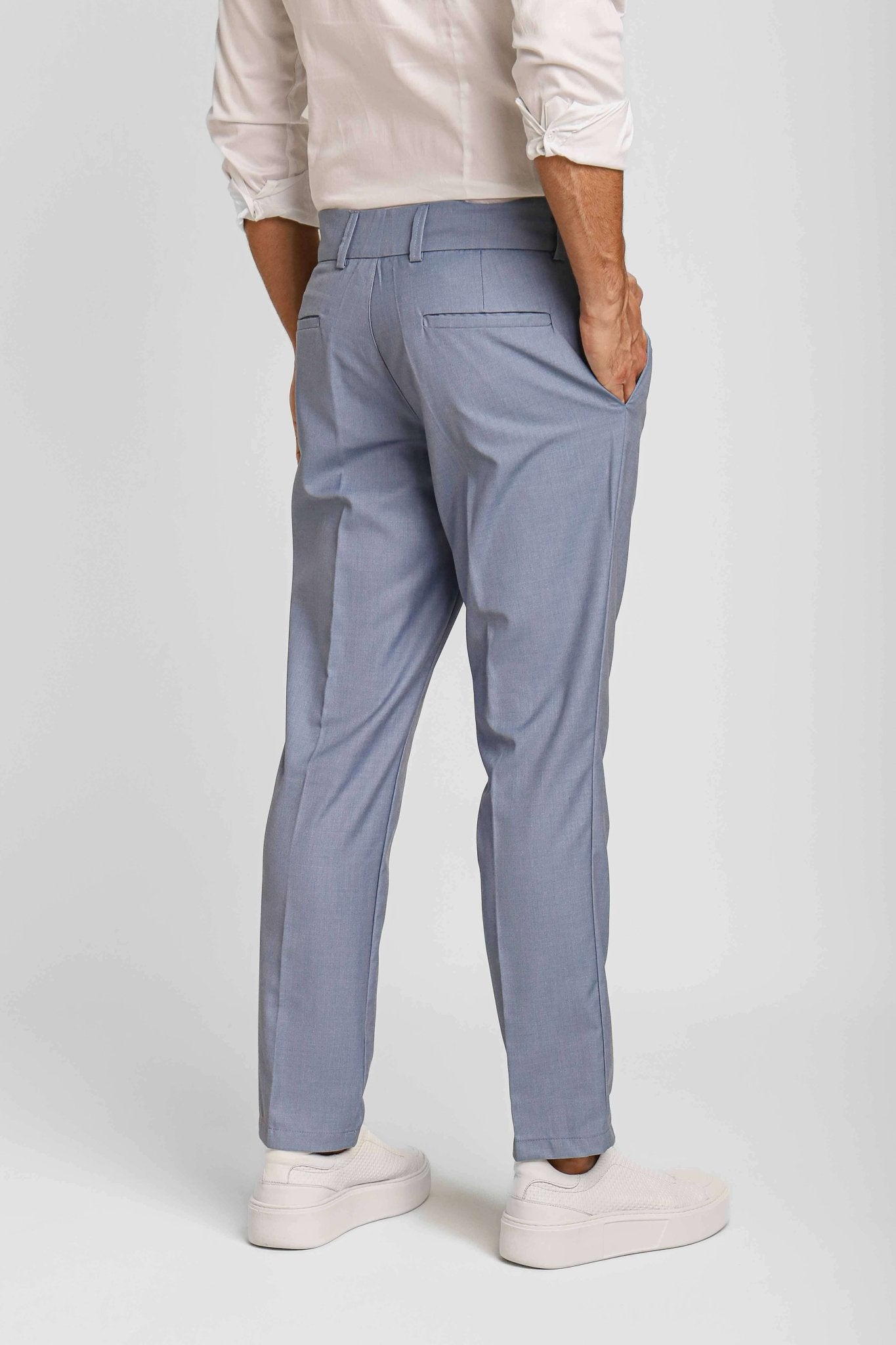 Calça Masculina Dom Henrico Alfaiataria Tallin com Botão Invisível LIVE - Henri Store