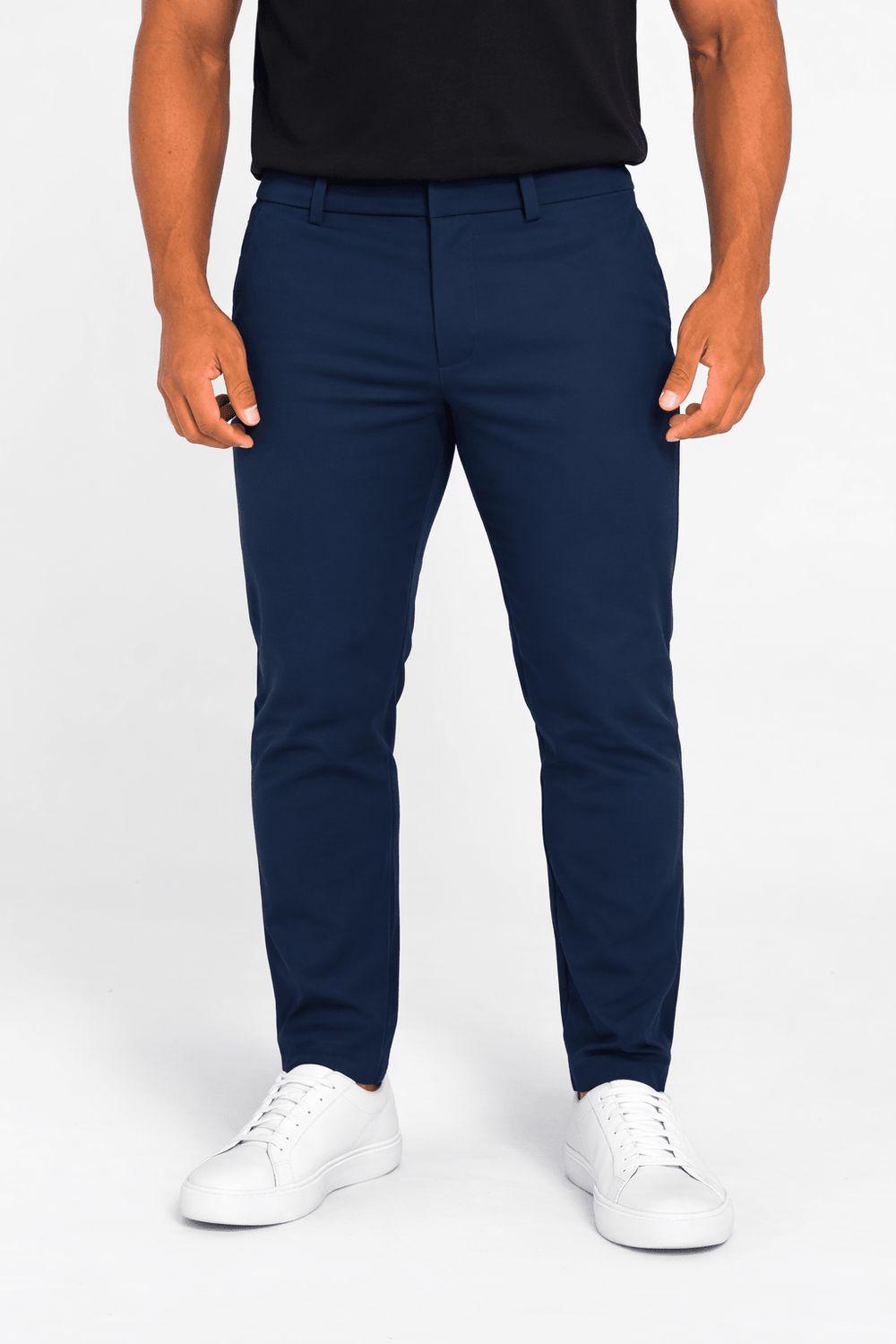 Calça Masculina Dom Henrico Alfaiataria Tallin com Botão Invisível LIVE - Henri Store