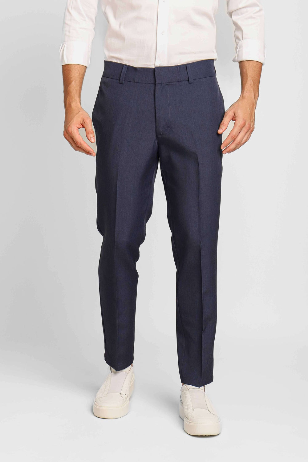 Calça Masculina Dom Henrico Alfaiataria Tallin com Botão Invisível LIVE - Henri Store
