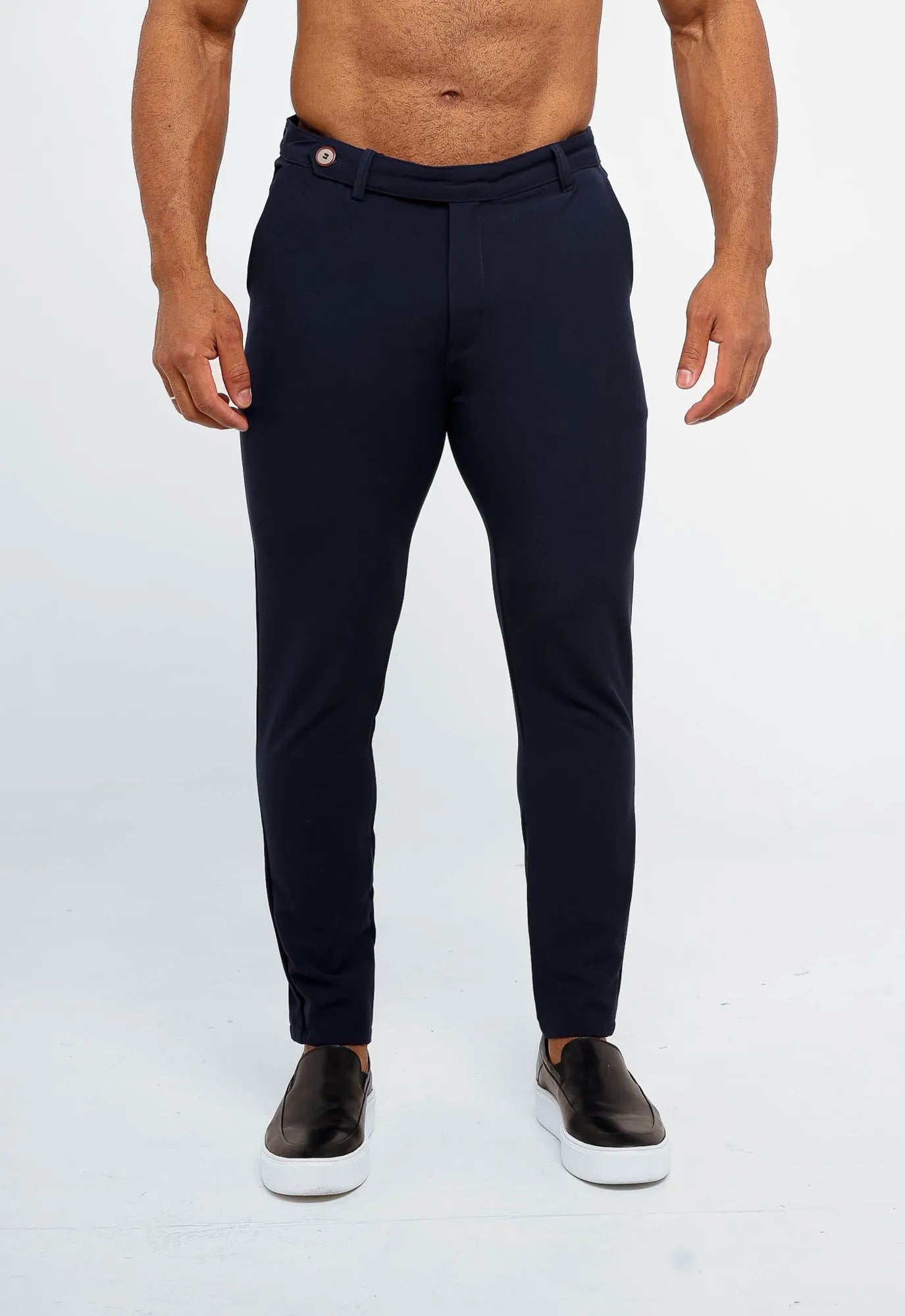 Calça Masculina Dom Henrico de Alfaiataria com Silhueta Alongada - Henri Store