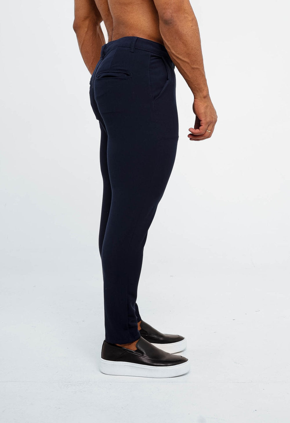 Calça Masculina Dom Henrico de Alfaiataria com Silhueta Alongada - Henri Store