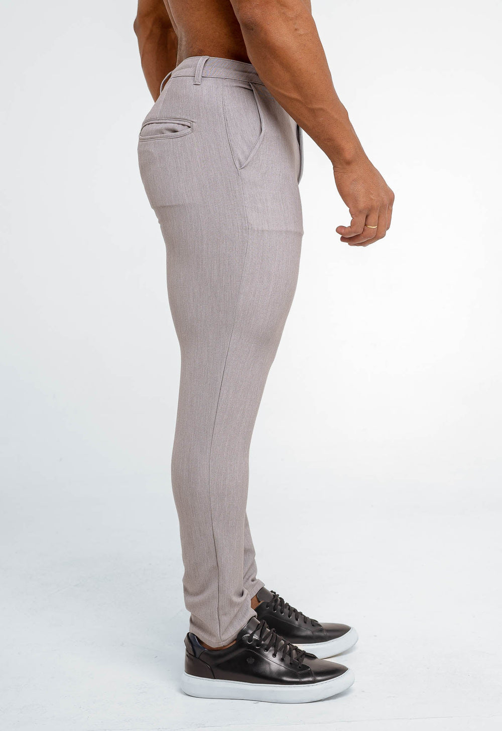 Calça Masculina Dom Henrico de Alfaiataria com Silhueta Alongada - Henri Store