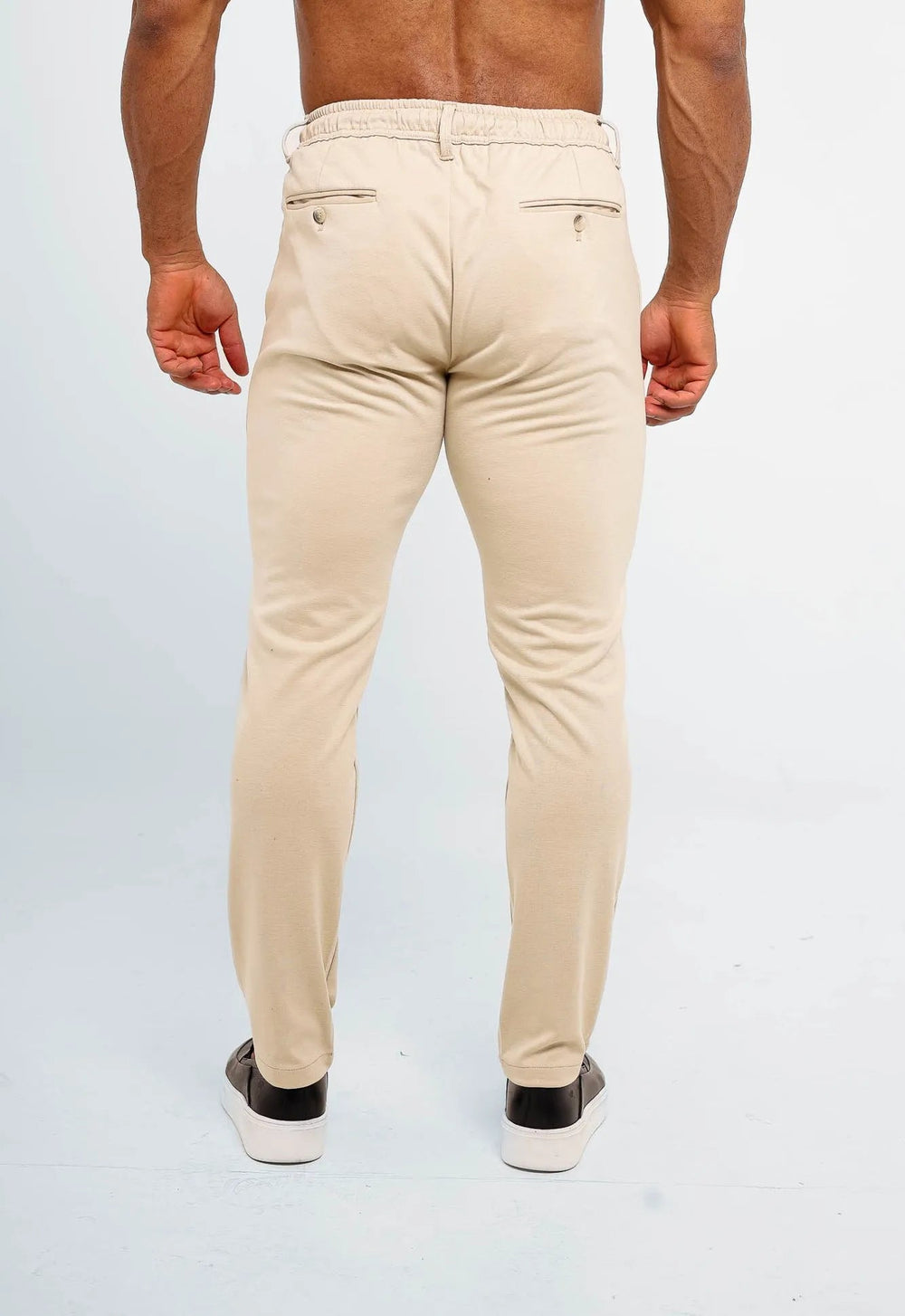 Calça Masculina Dom Henrico Lisa com Vinco Frontal - Henri Store