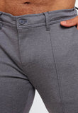 Calça Masculina Dom Henrico Lisa com Vinco Frontal - Henri Store