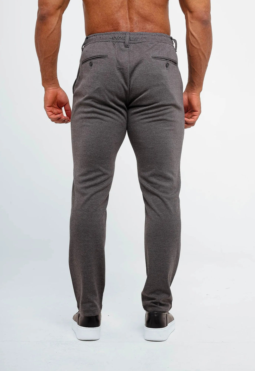 Calça Masculina Dom Henrico Lisa com Vinco Frontal - Henri Store