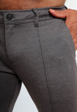Calça Masculina Dom Henrico Lisa com Vinco Frontal - Henri Store