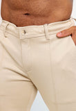 Calça Masculina Dom Henrico Lisa com Vinco Frontal - Henri Store