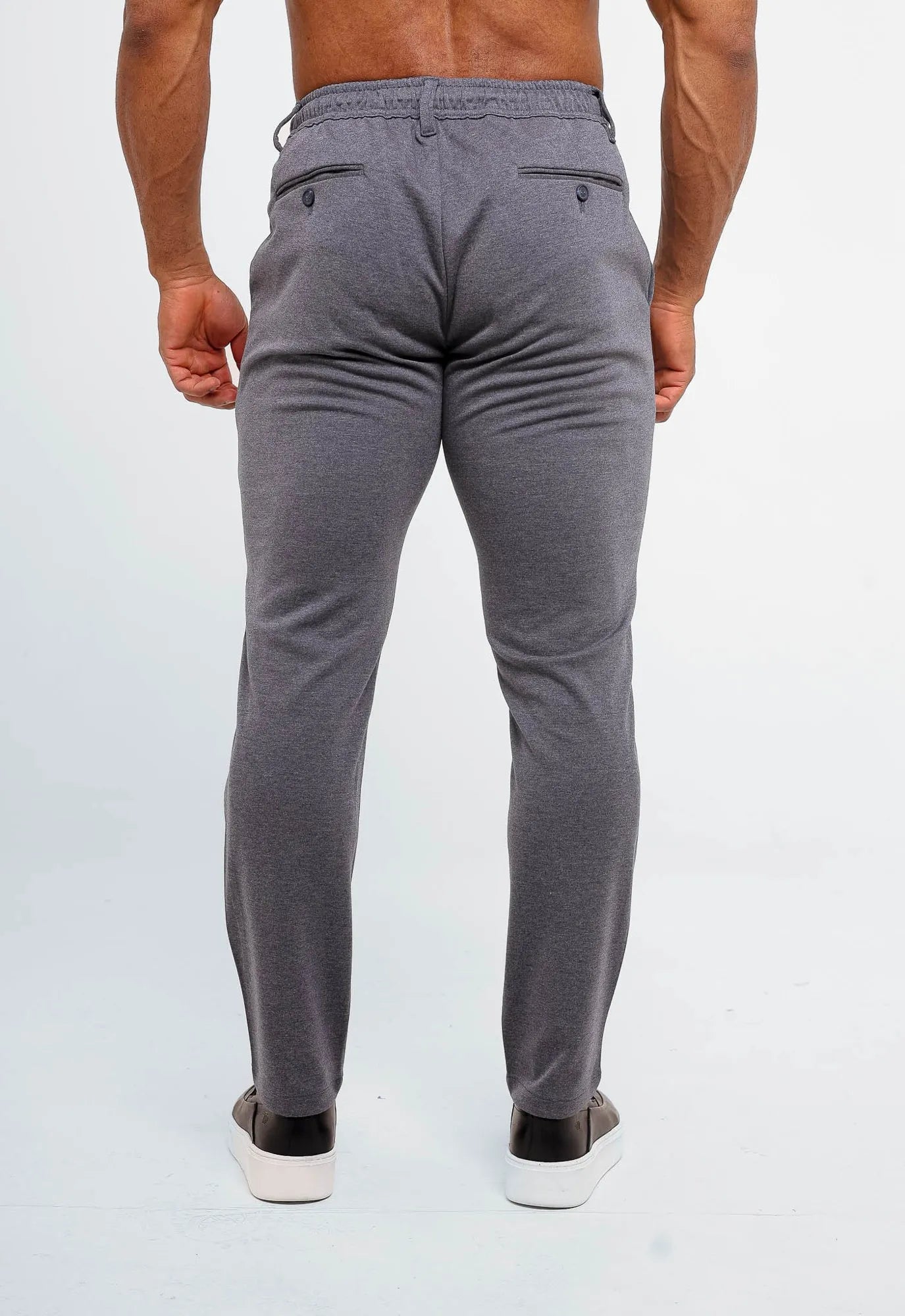 Calça Masculina Dom Henrico Lisa com Vinco Frontal - Henri Store