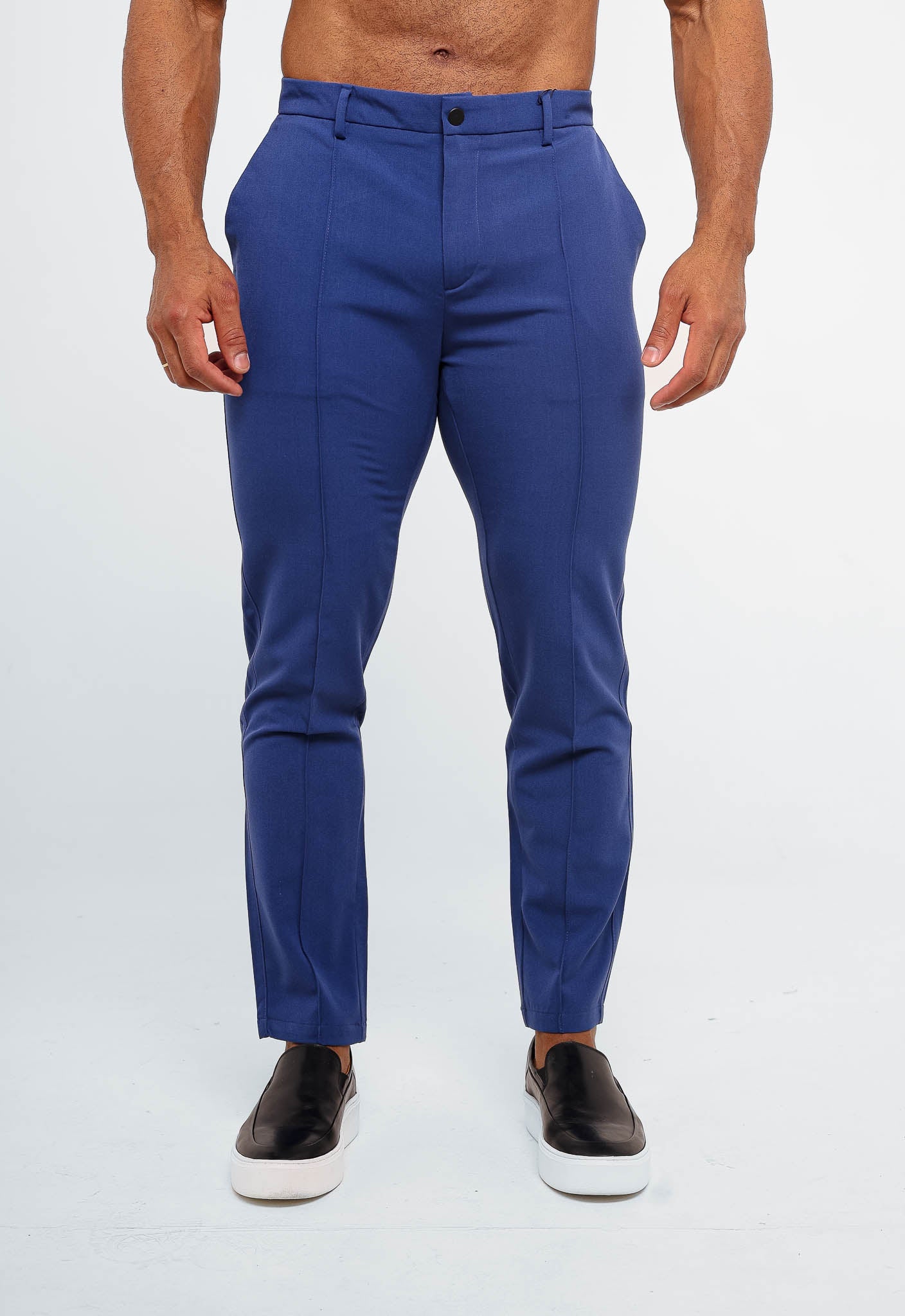 Calça Masculina Dom Henrico Munique com Vinco Frontal - Henri Store
