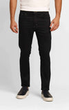 Calça Masculina Dom Henrico Sarja Casual com Elastano Preta - Henri Store