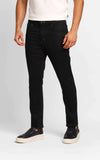 Calça Masculina Dom Henrico Sarja Casual com Elastano Preta - Henri Store