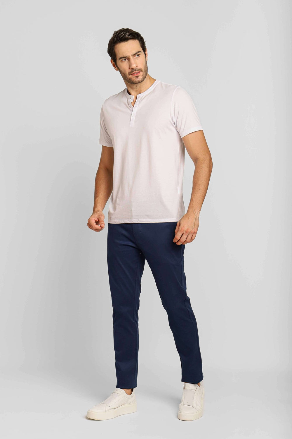 Calça Masculina Dom Henrico Sarja Nobre Firenze - Henri Store