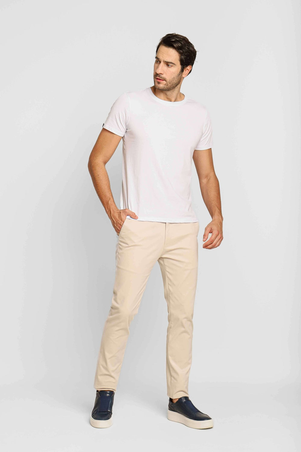 Calça Masculina Dom Henrico Sarja Nobre Firenze - Henri Store