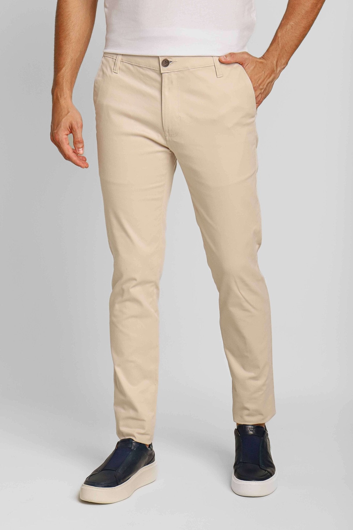 Calça Masculina Dom Henrico Sarja Nobre Firenze - Henri Store