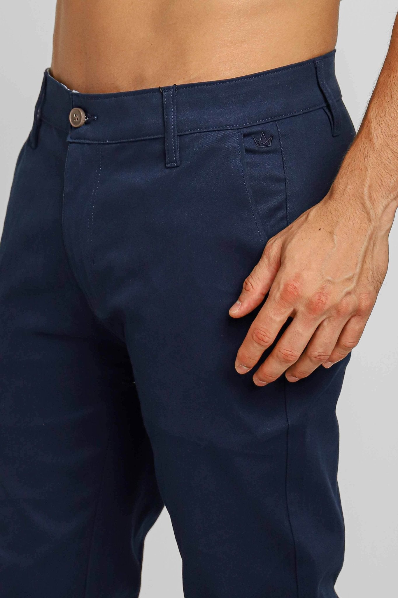 Calça Masculina Dom Henrico Sarja Nobre Firenze - Henri Store