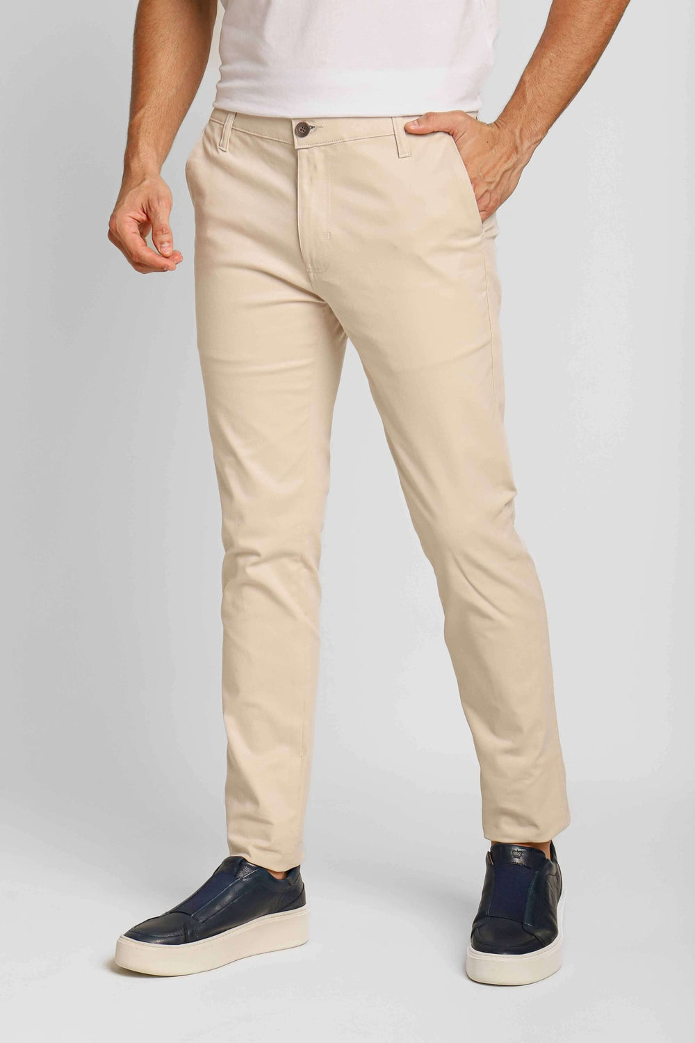 Calça Masculina Dom Henrico Sarja Nobre Firenze - Henri Store