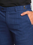 Calça Masculina Dom Henrico Slim com Ajuste Quadriculada - Henri Store